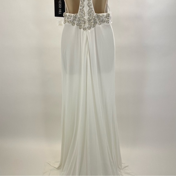 NWT Sherri Hill Beaded Gown - Picture 10 of 16